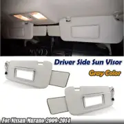 2PCS Sunvisor Sun Visor Sunshade Kit W/ Mirror For Nissan Murano 2009-2014 (for: Nissan)