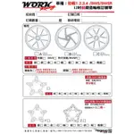 『YX』WORK RACING 前 鍛造輪框 鍛框 勁戰 四代/五代/BWSR ABS可以用