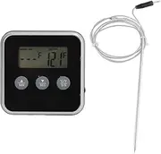 [TANIQIACA] Digital Meat Thermometer for Grilling with Digital Displayimmediate, Food Thermometer Waterproof, 2 Units Digital Meat Thermometer Timer