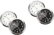 2sets Car Clock Car Decoration Clock for Accessories for Interior Dash Pendant Clocks Automobile Stick on Clock Car Digital Clock 2pcs*2