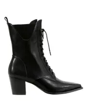 [Belle & Bloom] Jumping Ship Laced Boot in Black