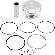Motorcycle Piston Ring Set Metal Motorbike Engine Piston Pin Gasket Assembly Kit Fit for YBR125 YBR 125 Engine Dirt Bike Go Kart ATV