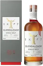 Glendalough 7 Year Old Mizunara Cask Finish Single Malt Whiskey 700ml
