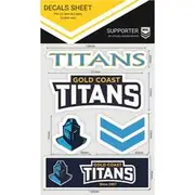 NRL Titans Workmarks Decals Sheet - N-DSWM-TI