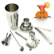 5Pcs 250ML Cocktail Shaker Mixer Drink Stainless Steel Bartender DIY Bar Tools