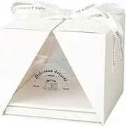 AIMALL 10 PCS Transparent Cake Box Set, Versatile Display Cases for Cakes and Pastries, 4/6/8 Inch Sizes,Durable and Stylish
