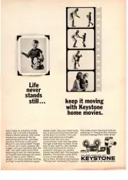 1963 Keytstone Electric Private Eye Movie Camera Company Boston Mass Print Ad