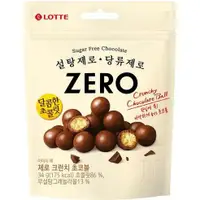 在飛比找蝦皮購物優惠-『現貨』韓國 樂天LOTTE ZERO低卡無糖巧克力球34g