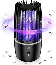 Fly Killer, Mosquito Killer Lamp Electric Fly Zapper Fly Trap, USB Fruit Fly Killer UV Fly Catcher Bug Zapper for Kitchen Bedroom Camping Office, Safe Insect Killer Outdoor Indoor for Home Use