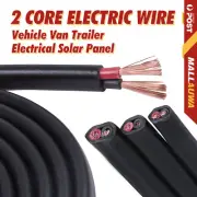 Twin Core Cable 0.5mm 1mm 1.5mm 2.5mm 6mm 10mm 13mm Car Boat Solar Copper Wire