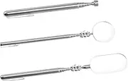 Inspection Mirror Telescoping,Telescopic Machine Tool Inspection Mirrors | Automotive Maintenance Folding Gadgets, Ergonomic Mechanic Tool for Beginners and Professionals