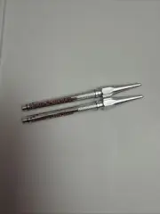 2 x Benefit Cosmetics Precisely My Brow Pencil Shade #4 Warm Deep Brown 0.04g @