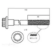 Permaseal Cylinder Head Bolt Set - HBS028