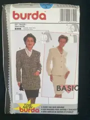 Burda Sew Pattern 3640 NEW Classic Women’s Suit Blazer/ Fitted Skirt Size 6-18