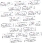 Generic 20pcs Testing Cards UV Sensor Meter Testing Strips for Uvc UV Indicator Cards Light Intensity Meter Uva Card UV Meter Detection Label Test Papers Pvc