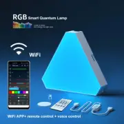 LED Triangular Quantum Lamp RGB Wall Lamp Smart Pickup Rhythm Background Light f