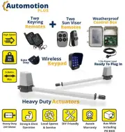 Electric Double Swing Gate Opener ✔Keypad ✔4 Remote Controls ✔Fast Operation
