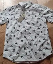 Target - Teen Boys Christmas Santa Button Up Shirt - Size 10 RRP $18