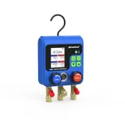 Digital Refrigeration Manifold Gauge HVAC System Vacuum Pressure Temp Tester