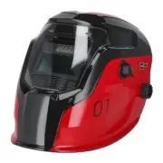 Sealey Auto Darkening Welding Helmet Shade 9-13 - Red PWH1
