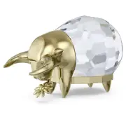 Swarovski Crystal Zodiac Taurus Figurine Decoration, Gold Tone 5670103