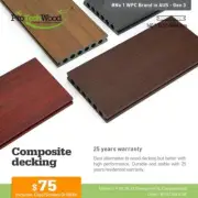DIY Composite Decking WPC Hollow board 5400*145*23mm