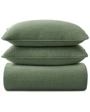 Peace Nest Micro Square Stitch Quilted Coverlet Set