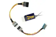 DCC Concepts Zen Blue+ Decoder NEM651 6-Pin Direct & Harness - 2 Function