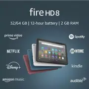 Amazon Kindle Fire HD 8 Tablet 8" Display 10th Gen with Alexa 32GB Black NRB