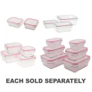 New Glasslock Oven Safe Set Food Container Kitchenware Cookware Lunch Box