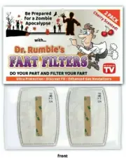 Zombie - FART FILTER - Apocalypse Survival Gag Birthday Gift CHERRY - AIR PM2.5