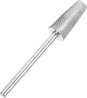 LAPYAPPE Nail Polisher Human Cuticle Hardener Block Scrubber Holder Drill Buffing Nail Art Grinder Handle Kit Toenails Nail Shaper Finger Nail Grinder Rack Manicurist Brushes Plastic Silver