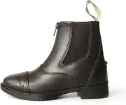 [Brogini] Unisex Childrens Leather Tivoli Piccino Zipped Boots (UK Size: 13 Child UK) (Brown)