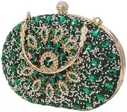 [Hailong Ming] 4x Women Evening Bag Purses Rhinestone Beads Elegant Clutch Bag Handbag Wedding Purse for Events Cocktail Party Holiday