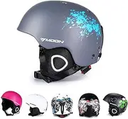 [EnzoDate] Lightweight Ski Helmet Snowboard Gear Detachable Earmuffs