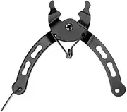 AIMALL Bike Chain Link Pliers, 3.6×1.2 Inch Steel Cycling Repair Tool with Chain Hook, Ergonomic Hand Tool for Bicycle Chain Link Removal and Installation