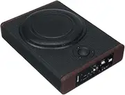 600W 10 Inch Bluetooth Car Amplifier Subwoofer Car Audio Slim Under Seat Active Subwoofer Bass Speaker Car Stereo Amplifier,