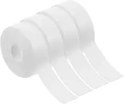 4 Rolls Eyelash Isolation Tape Adhesive Tape Medical Pre Glued Lashes Cluster Lashes d Curl Seal No Glue Natural Look Lashes Eyelash Extension Supplies Wispy Tapes Under White Foam