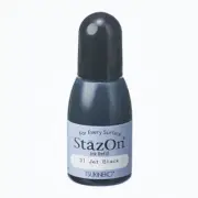 Tsukineko StazOn stamp pad inker : Jet Black (SZR-31)