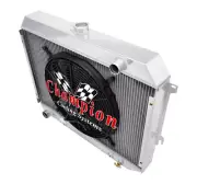 KR Champion 2 Row Radiator 26",16" Fan - 1970 - 1974 Dodge Challenger Big Block