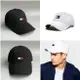 美國百分百【Tommy Hilfiger】帽子 TH 配件 棒球帽 遮陽帽 鴨舌帽 老帽 大LOGO 黑/白 G860