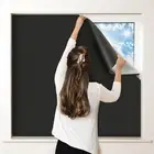 100% Blackout Curtains for Bedroom, Portable DIY Window Blinds, No Drill Wind...