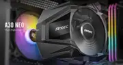ANTEC A30 NEO CPU Air Cooler with 800 - 2000 RPM. 43.82 CFM max, 23.2 dB(A) 4 pin PWM. Performance CPU Cooler. TDP 125w. Intel AMD