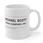 Michael Scott Paper Company 11oz Coffee Mug Cup - office dunder schrute Scranton