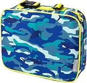 Lunch Box for Boys- Kids Insulated, Durable Lunchbox Tote Bag Fits Bento Boxes, Containers Jars & Water Bottles- Reusable School Lunch Sleeve Keeps Food Hotter or Colder Longer- Blue Camo