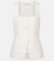 [Faithfull] Faithfull Linen top AU 6 white