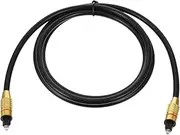 GAROZATION 1Pc Optical Audio Cable Od Digital Audio Fiber Cable with Plated Connectors for Tv Amplifier and Home Theater Signal Transfer Dust Caps Included