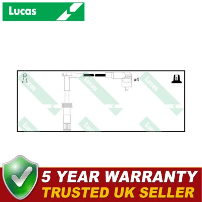 Lucas HT Ignition Leads Fits 156 GTV Spider 145 1.4 1.6 1.7 1.8 2.0 LUC5058
