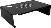 HONMEET Laptop Stand with Ergonomic Monitor Riser for Desk Height Space Saving Keyboard Storage Non Slip Base Compatible with All Laptops