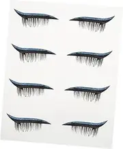 WOFASHPURET Self-adhesive Waterproof Eyeliner Sticker 4 Sets False Eyelash Adhesive Tape Lash Decals